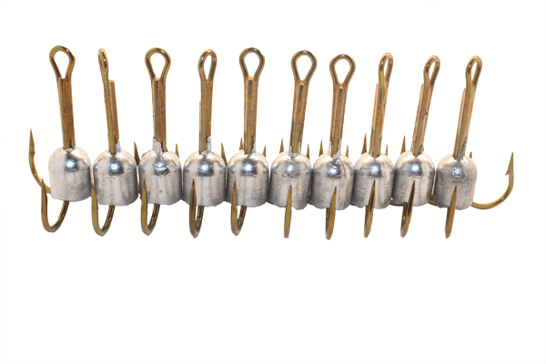 10 mustad snag hooks